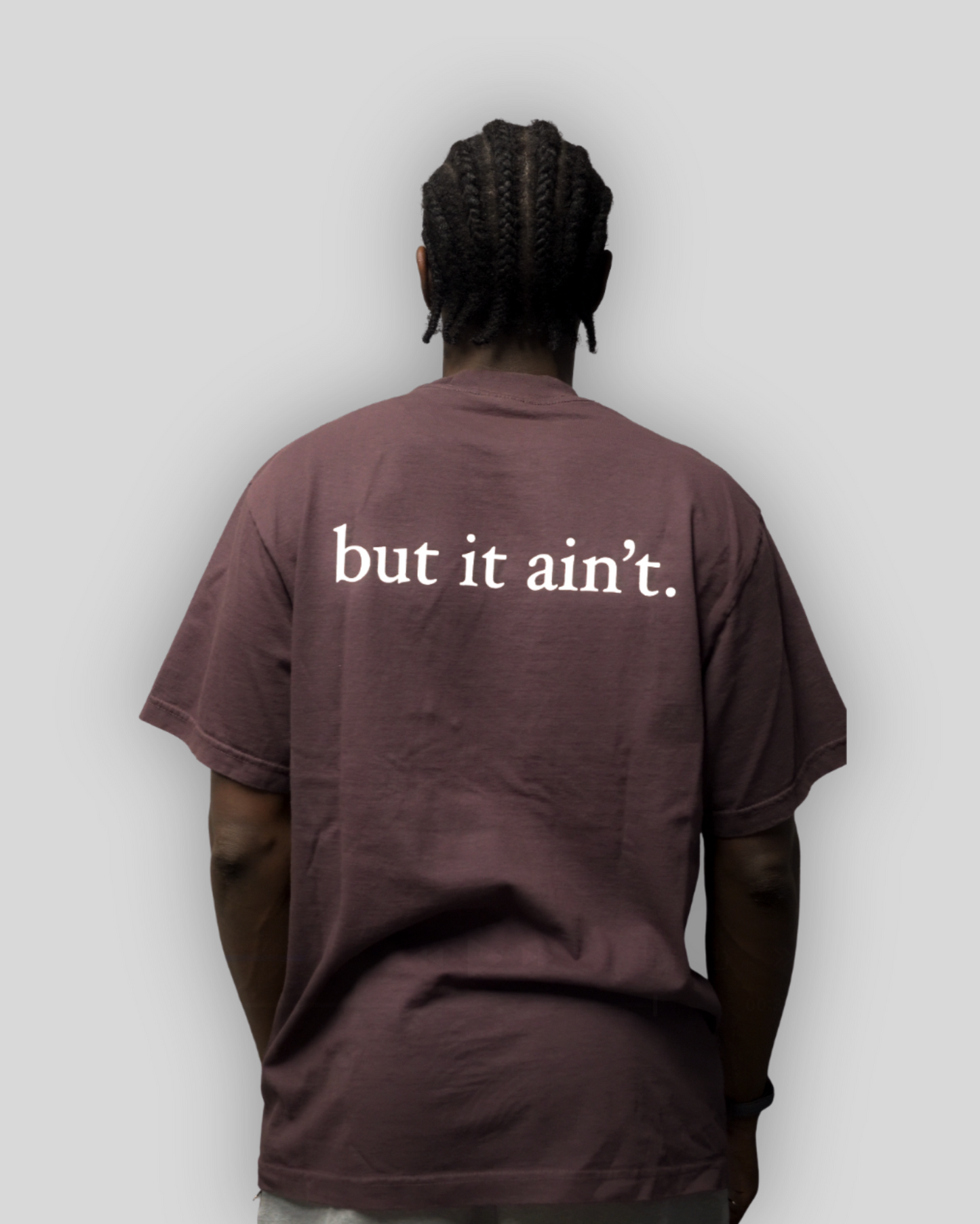 BURGUNDY "FUN" TEE