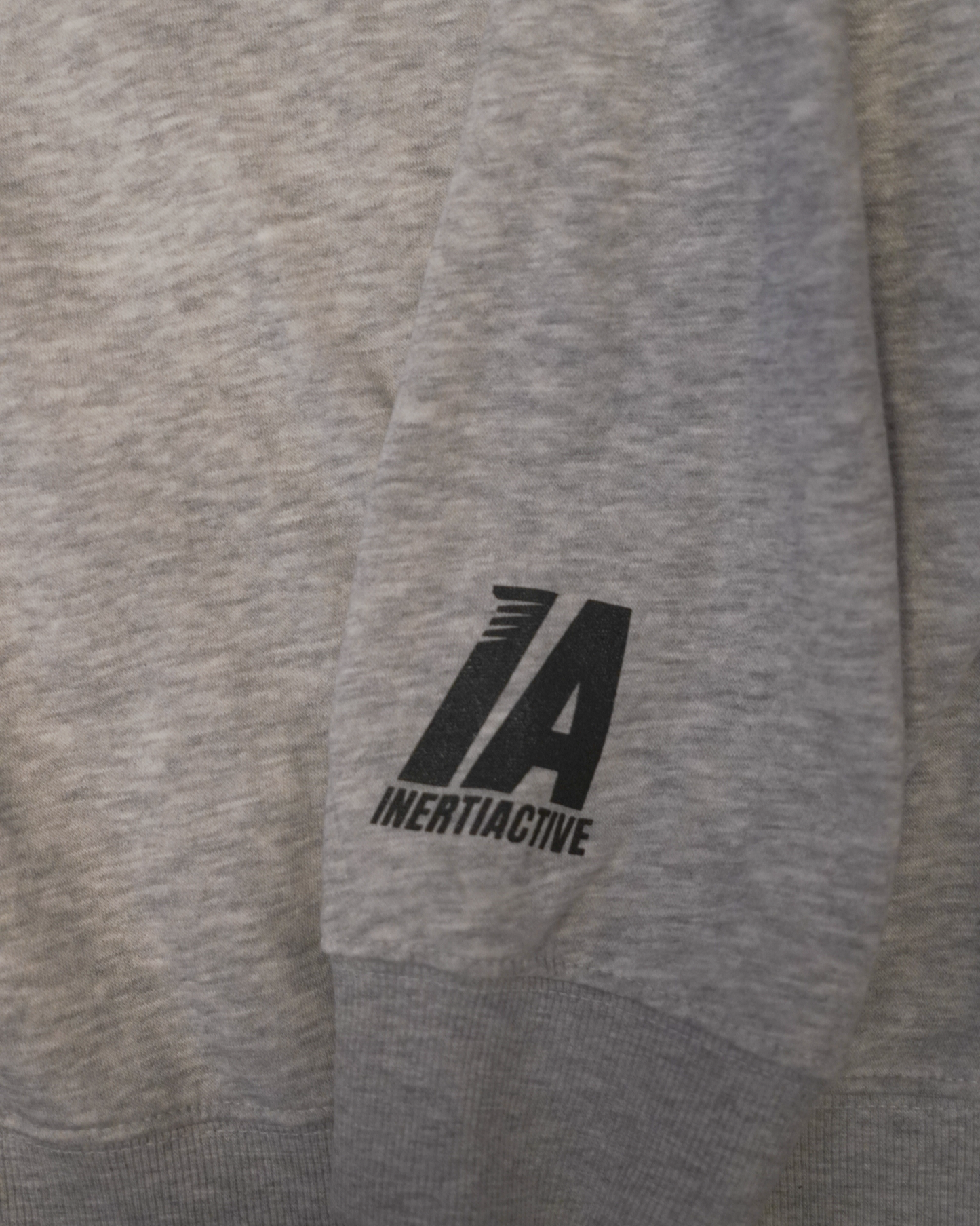 HEATHER GREY "FUN" CREWNECK SWEATER