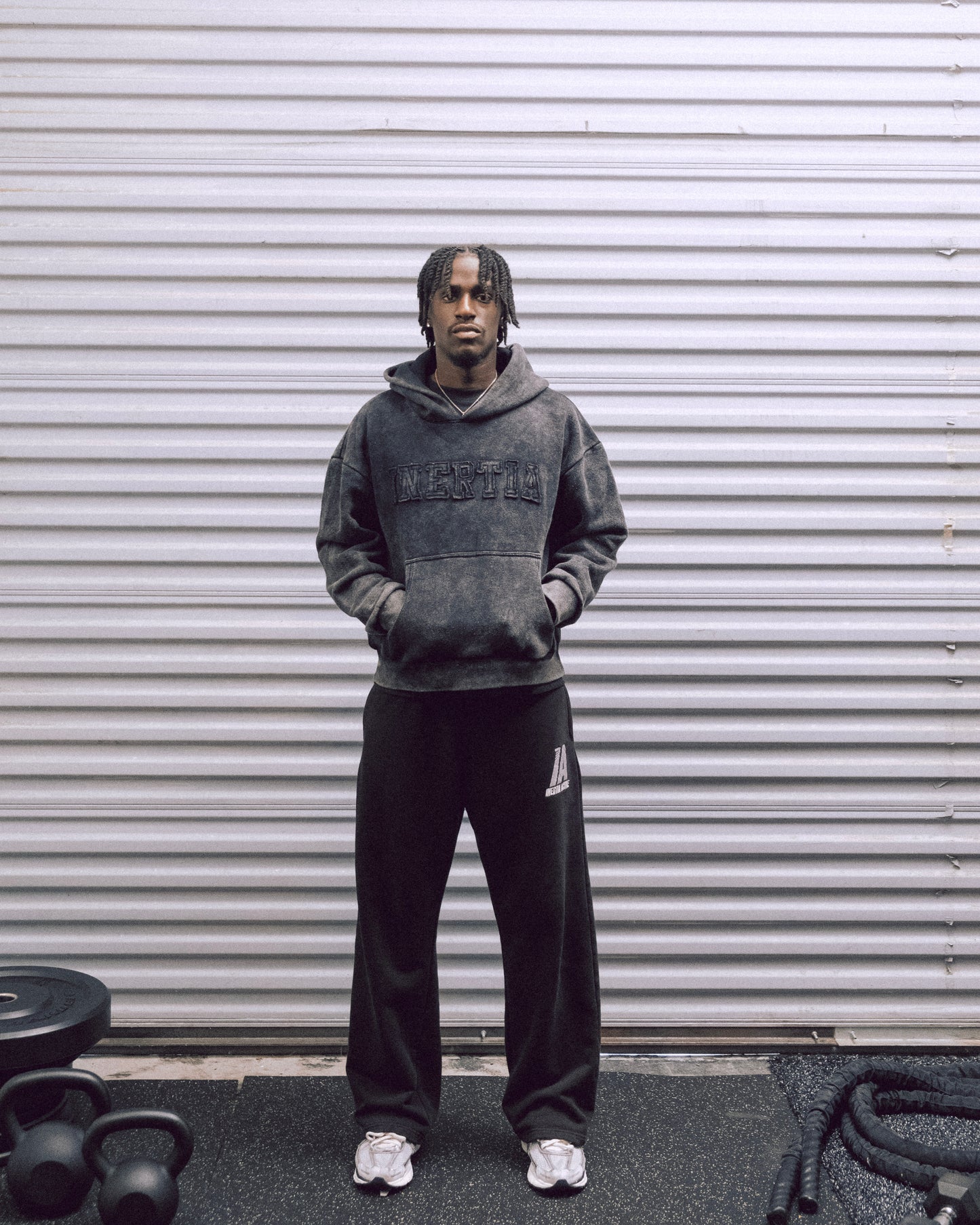 Washed Charcoal Signature Pullover