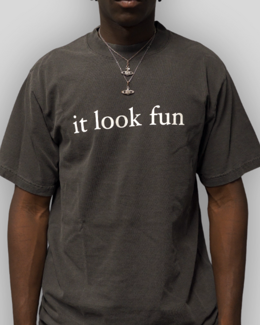 SHADOW GREY "FUN" TEE
