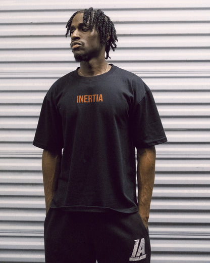 Black Oversized Signature Tee