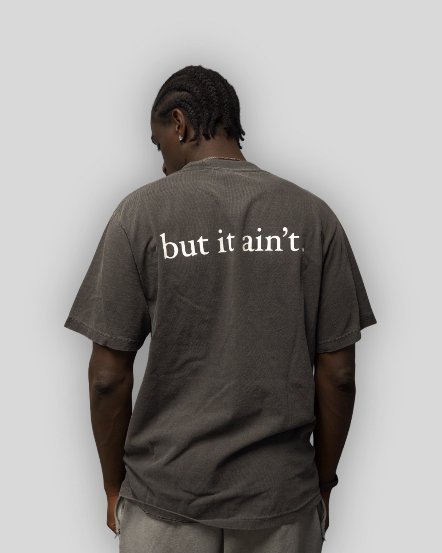 SHADOW GREY "FUN" TEE