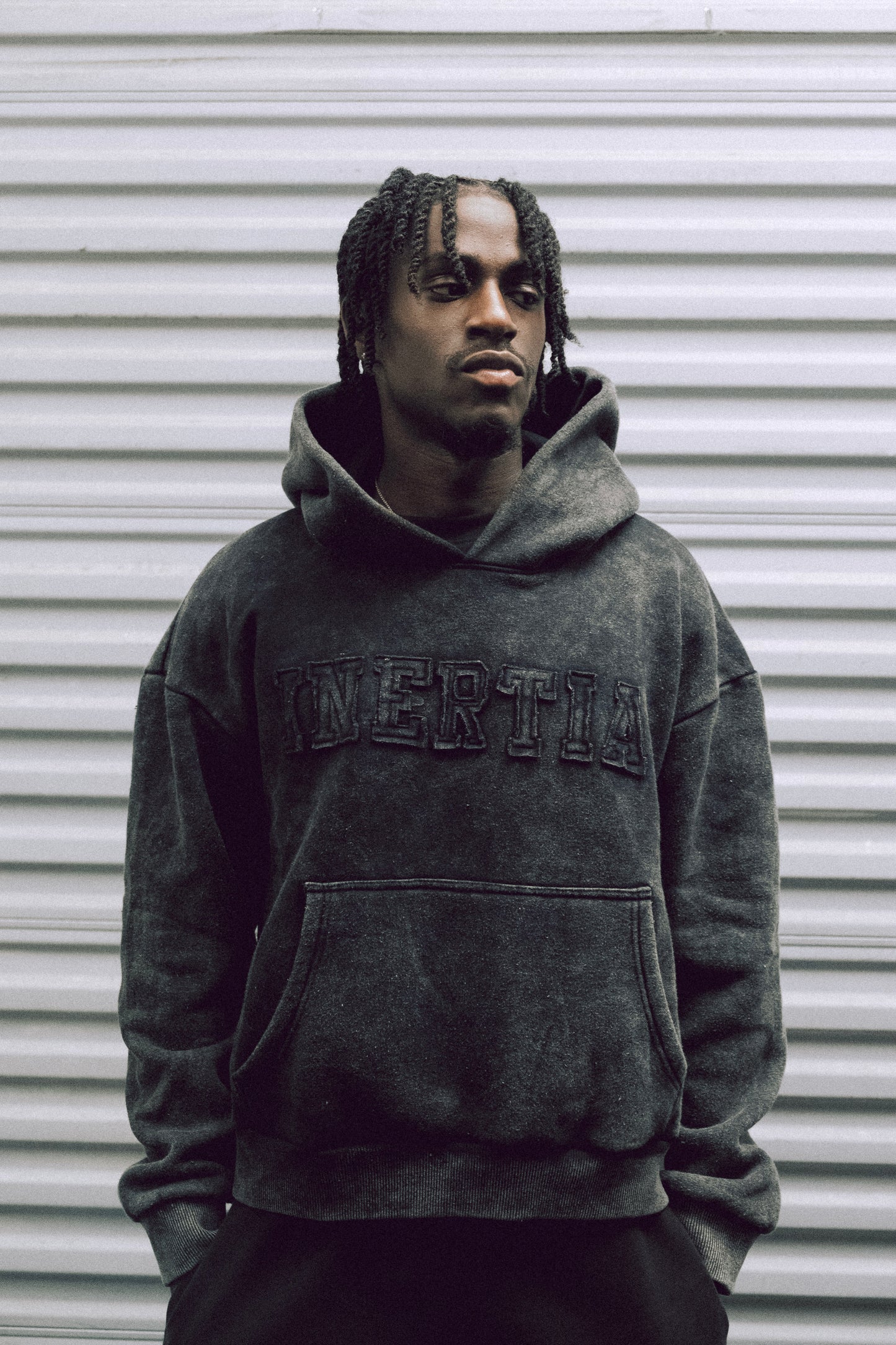 Washed Charcoal Signature Pullover