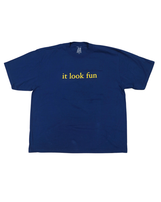 Blue 'Fun' Tee