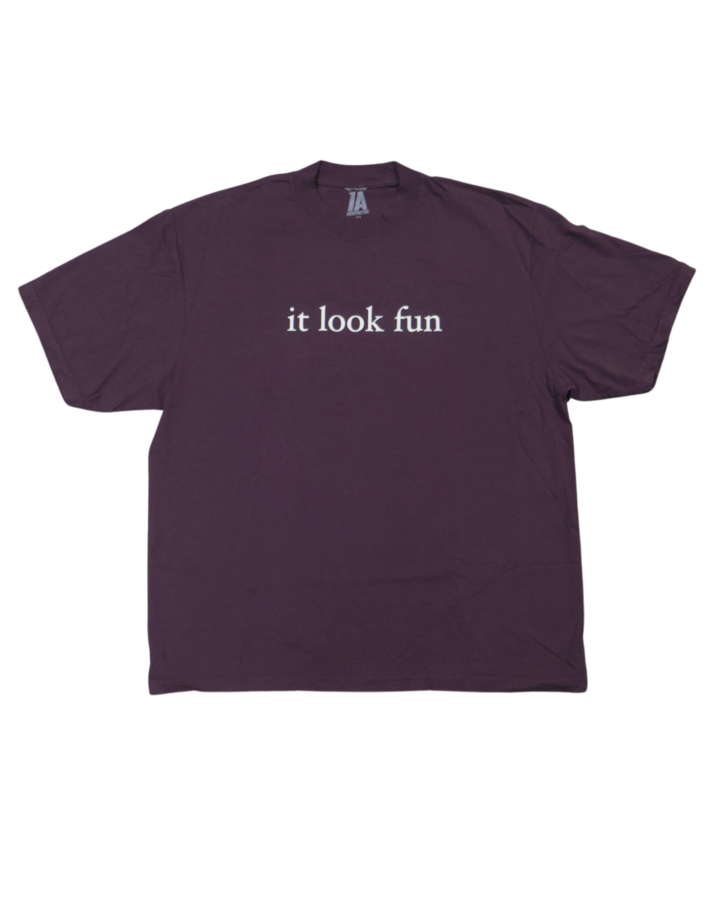 Burgundy 'Fun' Tee