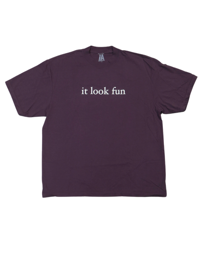 Burgundy 'Fun' Tee