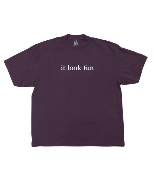 Burgundy 'Fun' Tee