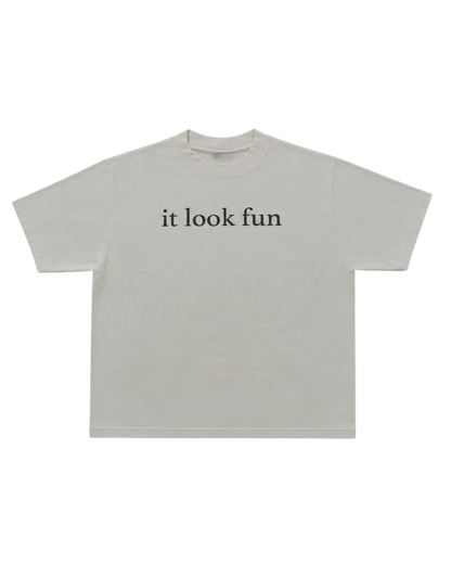 Cream 'Fun' Tee