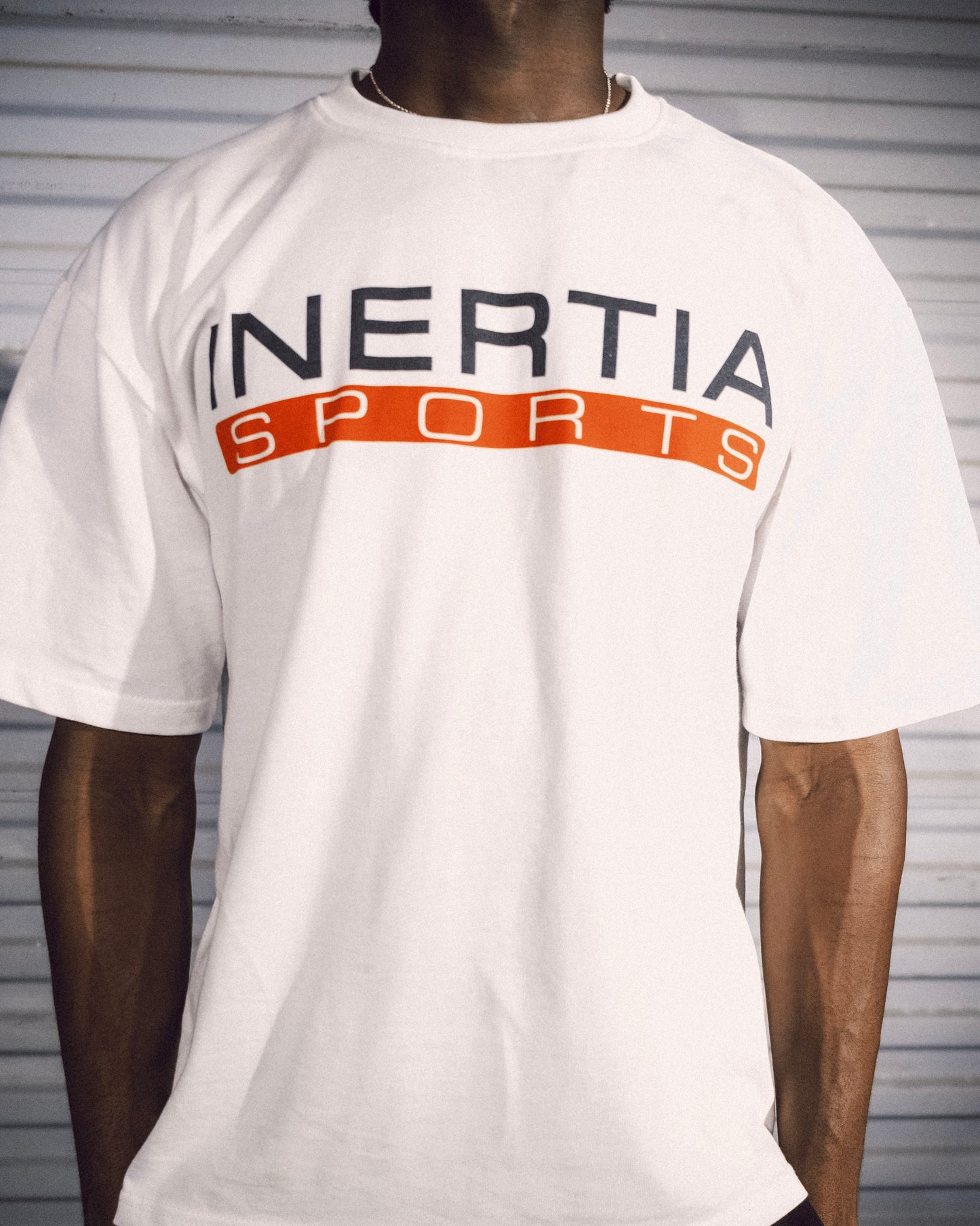 White Oversized 'Sports' Tee