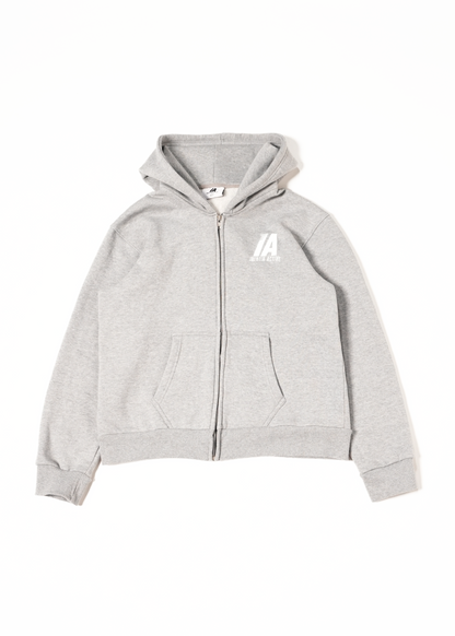 GREY CORE ZIP UP