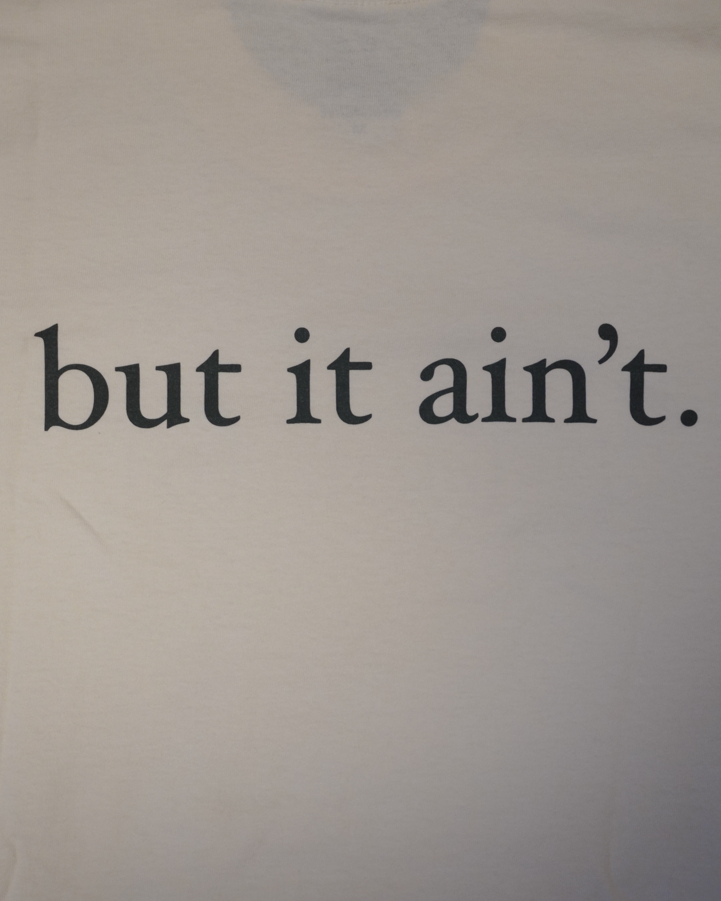 CREAM "FUN" TEE