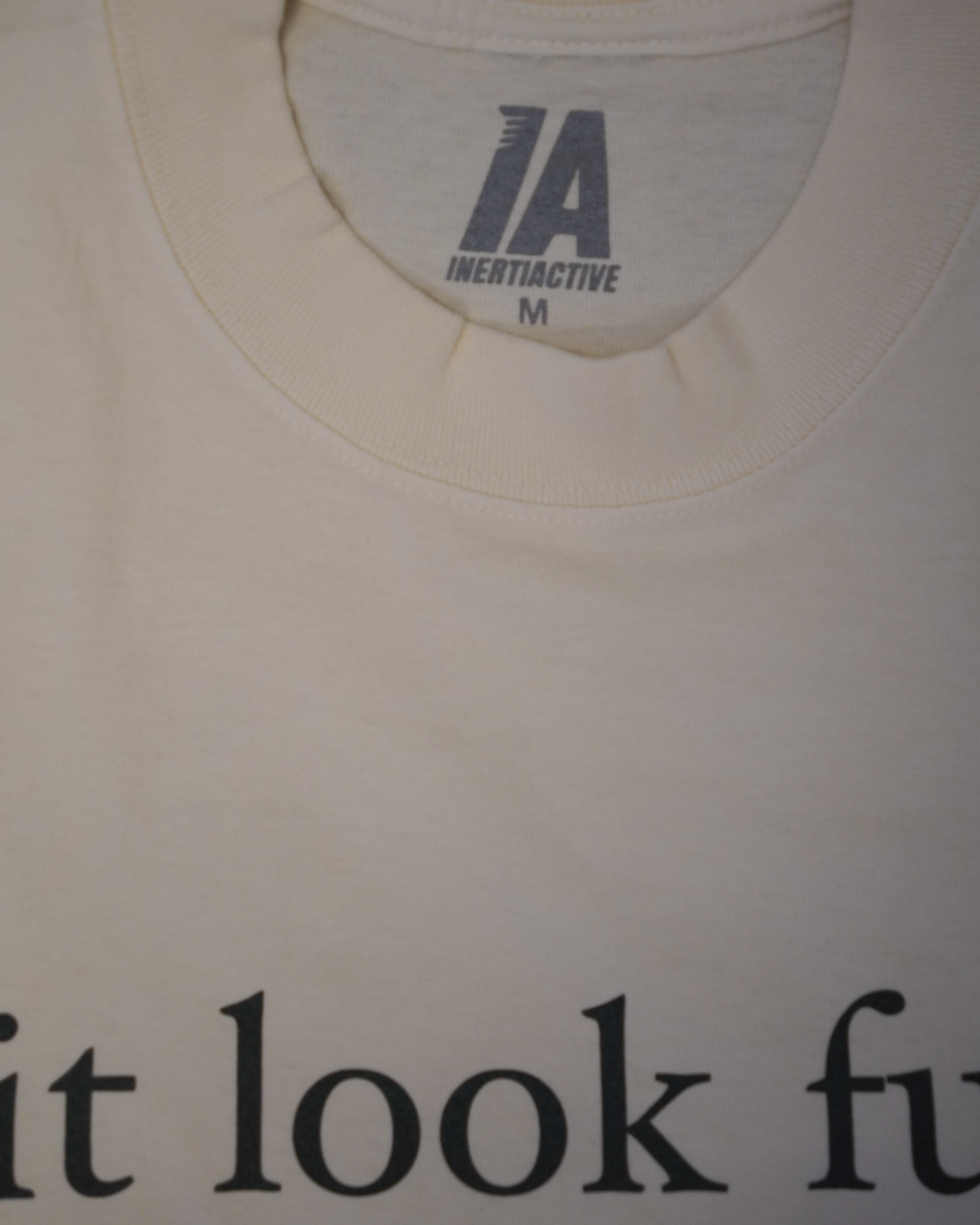CREAM "FUN" TEE