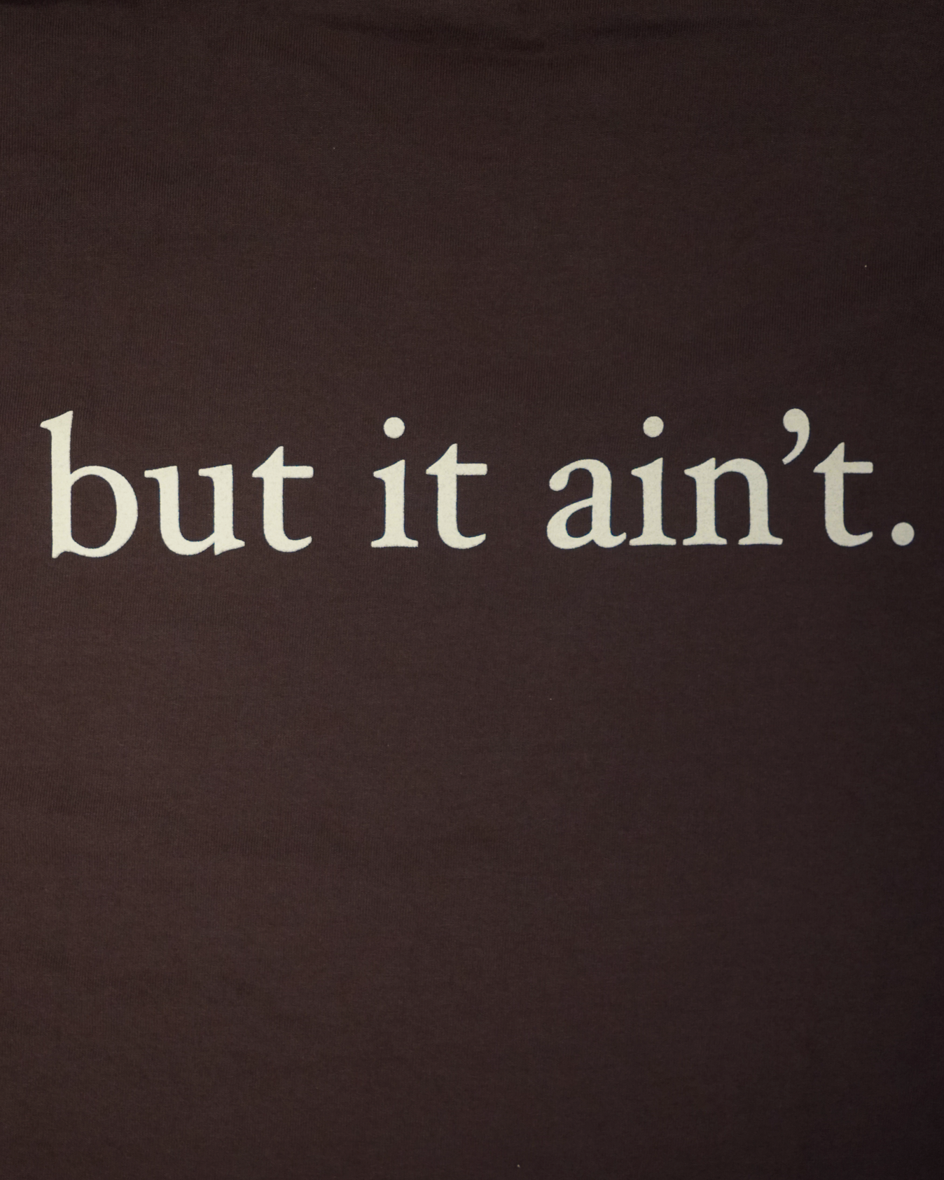 BURGUNDY "FUN" TEE