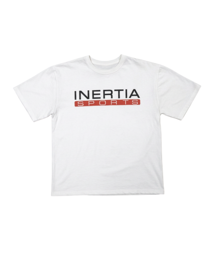 White Oversized 'Sports' Tee