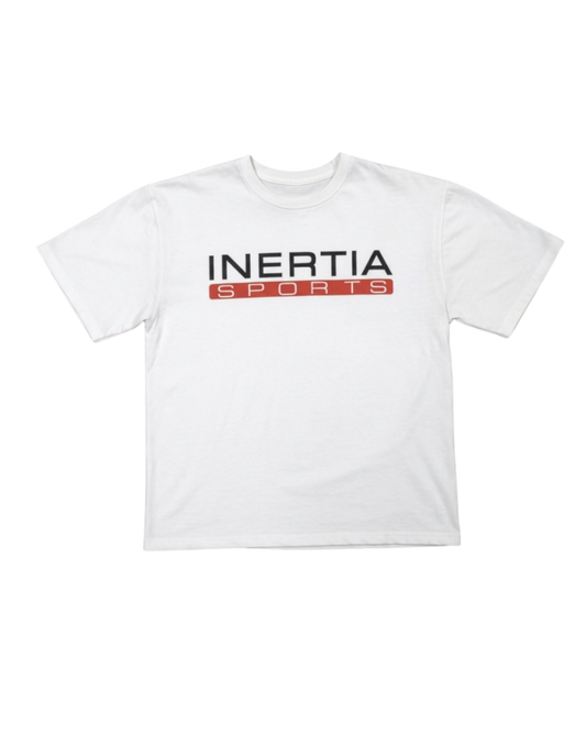 White Oversized 'Sports' Tee